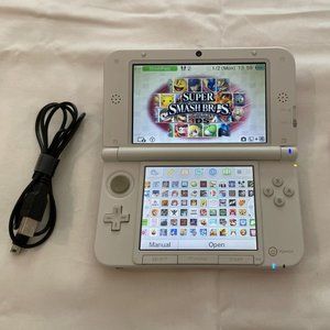 White Nintendo 3DS XL + 128GB Full Included - Lots of Games (2000+)  GBA NDS 2DS